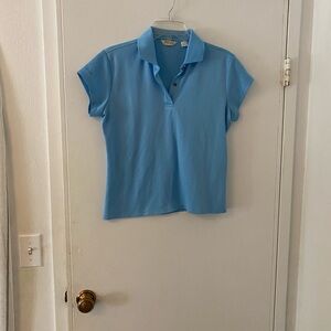 Ping Light Blue womens Golf Polo size Med